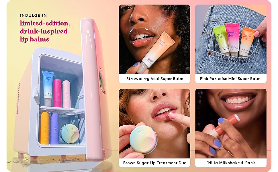 eos flavor lab limited edition drink inspired lip balms