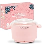 Silicone Wax Warmer for Hair Removal, Compact Portable Electric Wax Heater Machine for Soft and H...