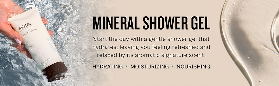 Mineral Shower Gel, Hydrating, Moisturizing, Nourishing