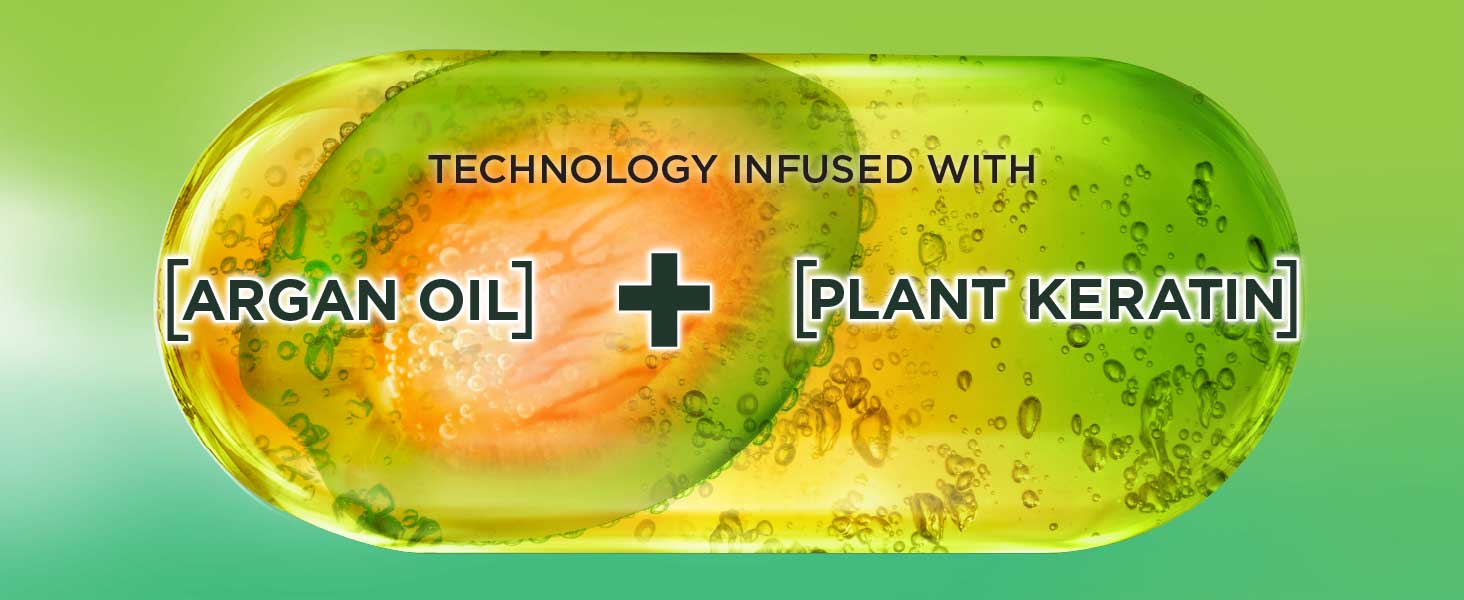 argan oil + plant keratin