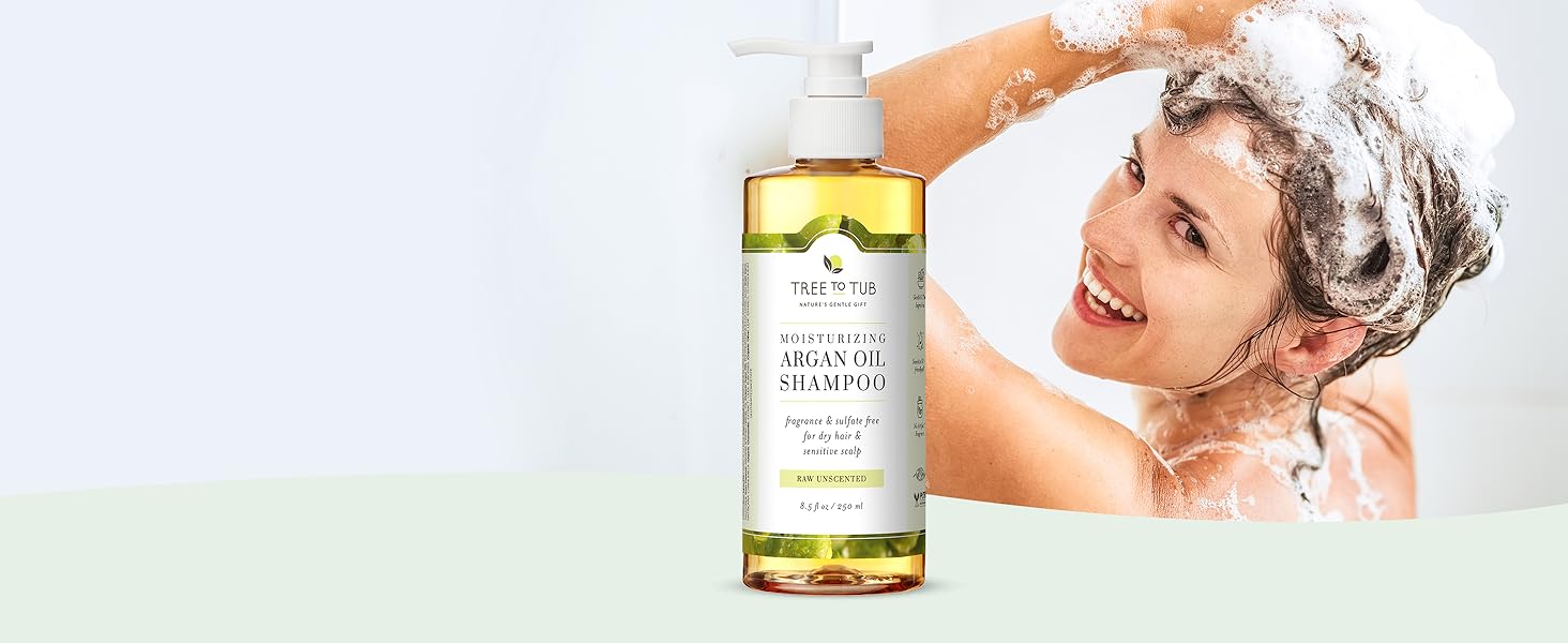 Unscented Shampoo for Sensitive Scalp | Tree to Tub 3