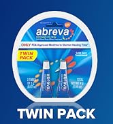Abreva 10 Percent Docosanol Cold Sore Treatment, Treats Your Fever Blister in 2.5 Days - 0.07 oz ...