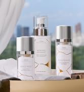 Three products, Cleanser, Serum, Mask