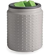 Candle Warmers ETC. Wax Melt Fragrance Warmer for Scented Wax Melts, Cubes, Tarts with Silicone D...