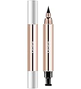 O'CHEAL 2 in 1 Professional Makeup Black Liquid Eye Liner Pencil for Women, Perfect Blend Eye Def...