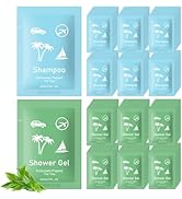 Bulk Hygiene Kits for Homeless ,Travel Size Body Wash and Shampoo Bulk 0.28fl Oz,Travel Size Show...