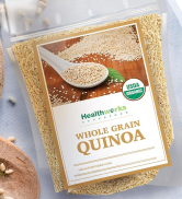 Healthworks Superfoods Organic Quinoa White Whole Grain Raw - Protein, Fiber & Iron - Peruvian Or...