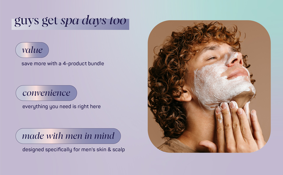 kit gifts face body wash bath scrub travel baskets everything man unique bubble skincare works