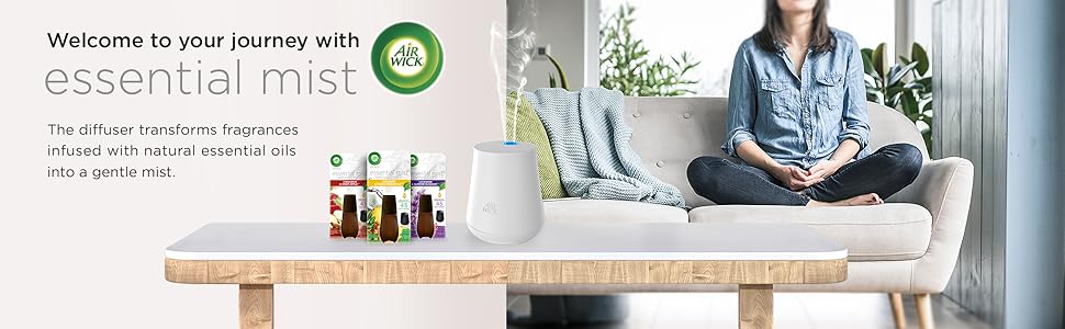 Welcome to your journey with Air Wick Essential Mist