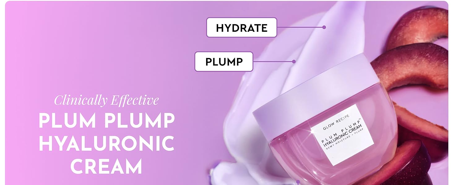Plum Plump Hyaluronic Cream to hydrate, plump and balance skin