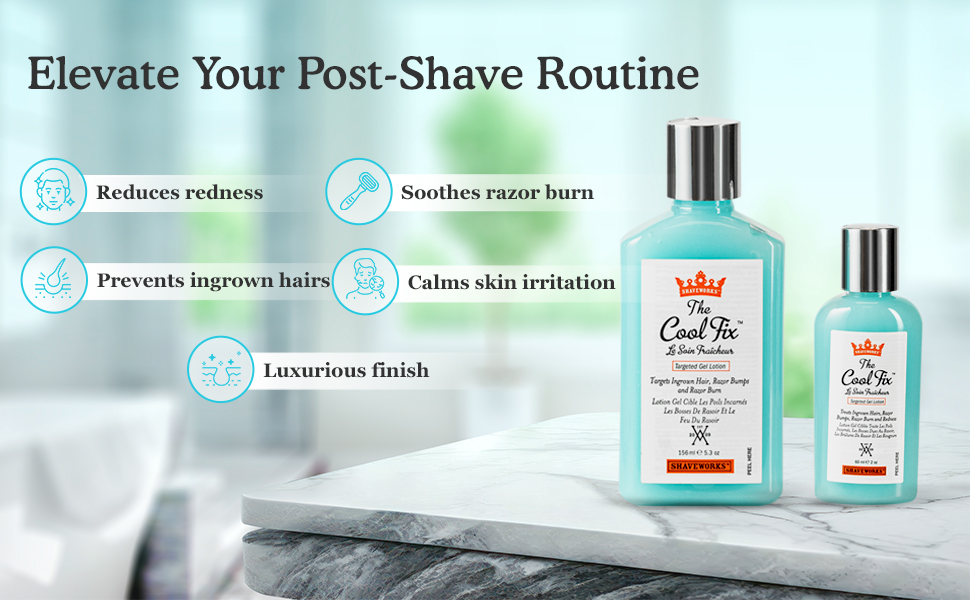 elevate post shave routine reduce redness reduce itch