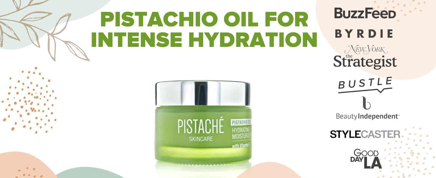 Pistaché Skincare Pistachio Oil Face Moisturizer