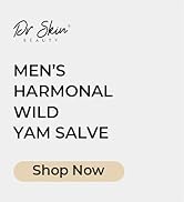 Dr. Skin Men's Organic Wild Yam Cream for Hormone Balance 4oz | Natural Hormonal Support Balance ...