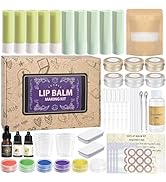 JUYRLE Lip Balm Making Kit- Coconut Lip Gloss Kit with Beeswax, Jojoba Oil, and Coconut Oil for A...
