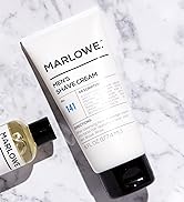 MARLOWE. No. 141 Shave Cream 6 oz, with Shea Butter & Coconut Oil, Conditioning Shaving Cream for...