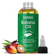 Dersie Batana Oil for Hair Growth: Dr Sebi Organic Raw Batana Oil from Honduras - 100% Pure & Nat...