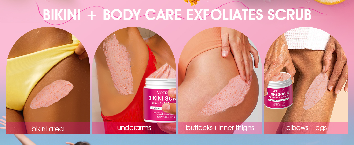 bikini scrub