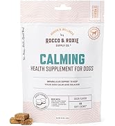 Rocco & Roxie Calming Chews for Dogs, Dog Anxiety Relief for Separation & Stress, Sleep Aid with ...