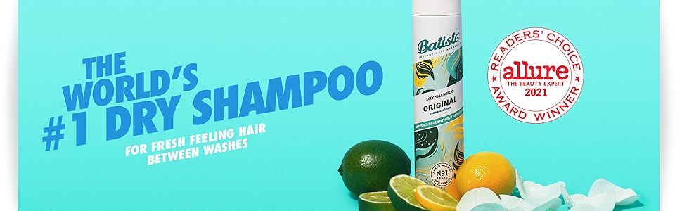 Batiste Dry Shampoo for Fresh Feeling Hair 