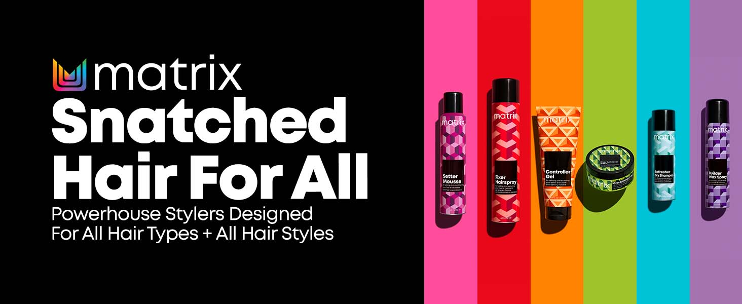 Matrix Styling Products for All. Powerhouse Stylers Designed For All Hair Types and Hair Styles