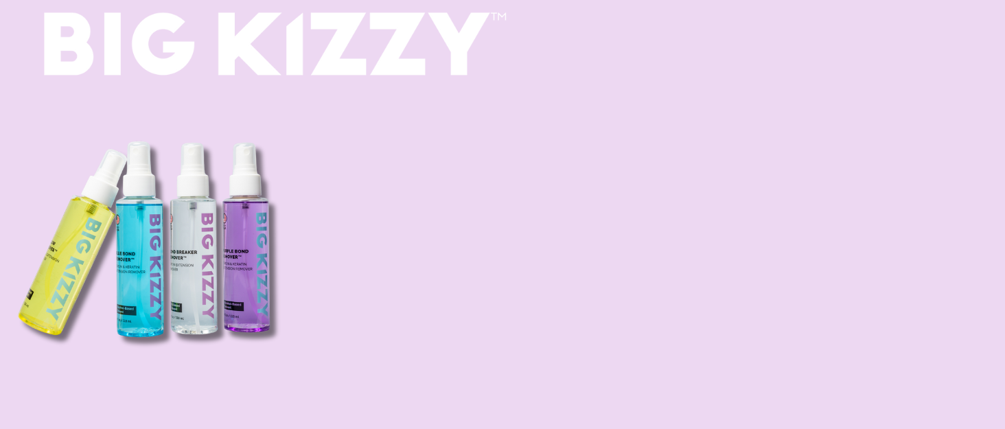 big kizzy tape in extension remover collection background photo