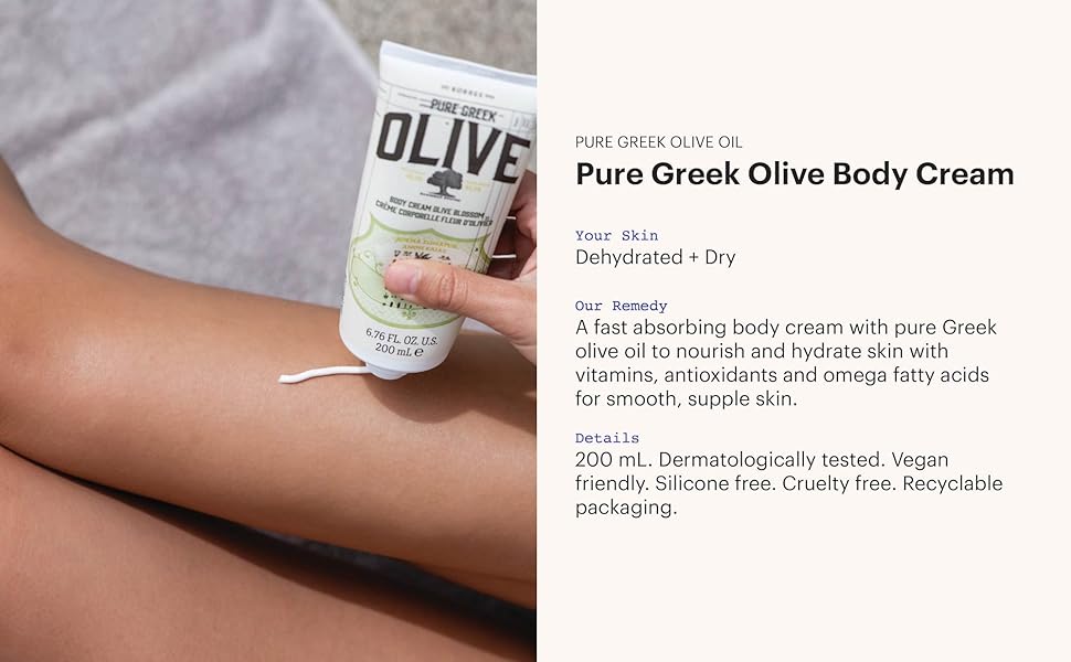 korres pure greek olive body cream
