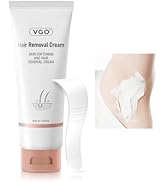 VGO Painless Hair Removal Cream for Women & Men, Hair removal cream for body, back & legs, All Sk...