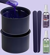BLITZWAX 2Pcs Silicone Wax Pot Liner Hair Removal Replacement Wax Bowl for Women Men Body