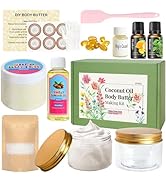 JUYRLE Body Butter Making Kit- Shea Butter Lotion Making Kit, DIY Crafts for Adults with Coconut ...