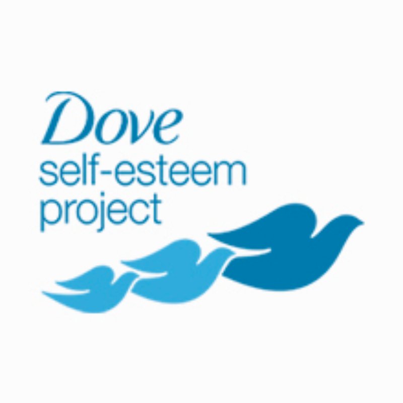 The Dove Self-Esteem Project Icon, 3 blue birds