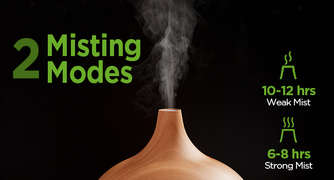 2 mist mode diffuser