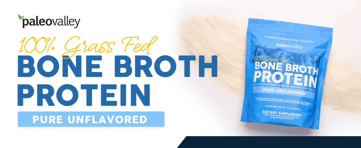 paleovalley bone borth proetin gras fed powder supplement keto vegan digestion