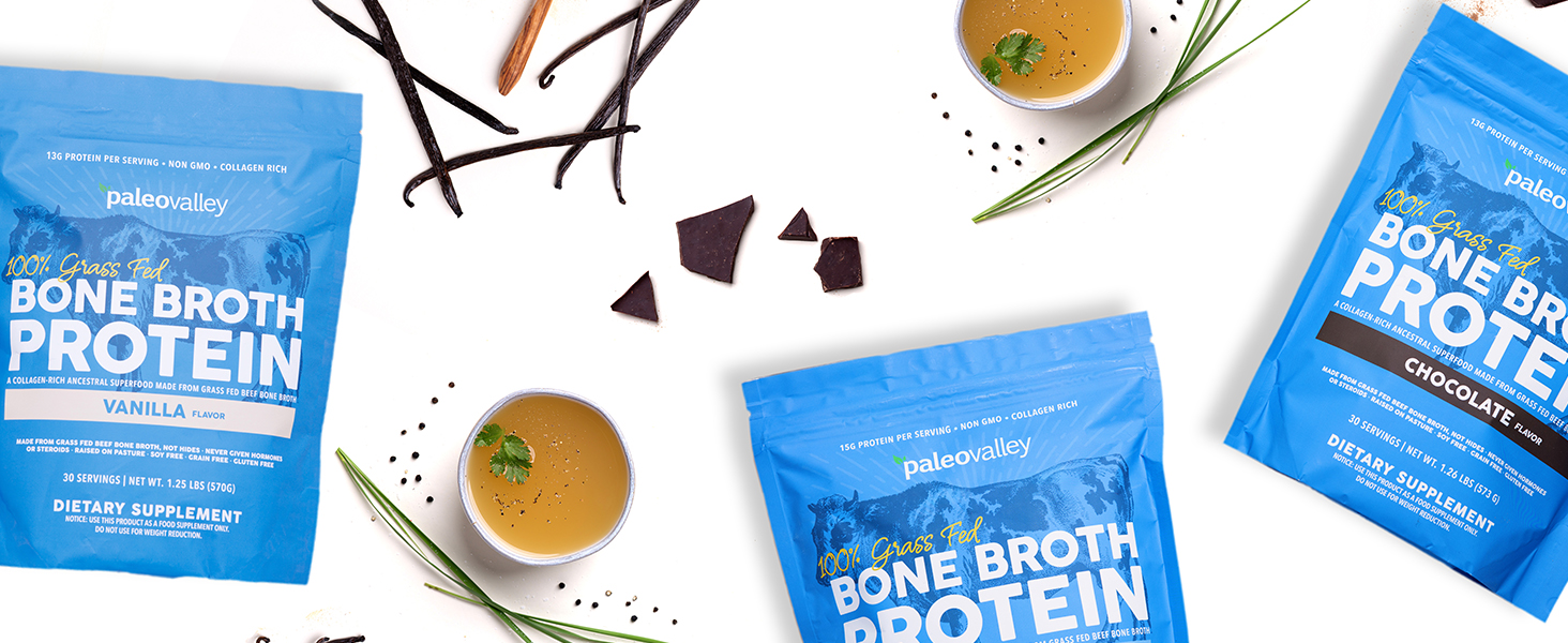 paleovalley bone borth prbooetin gras fed powder supplement keto vegan digestion
