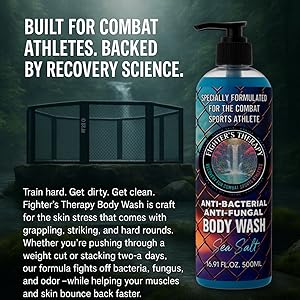 train hard get dirty clean skin stress weight cut fungus bacteria odor control protection balance