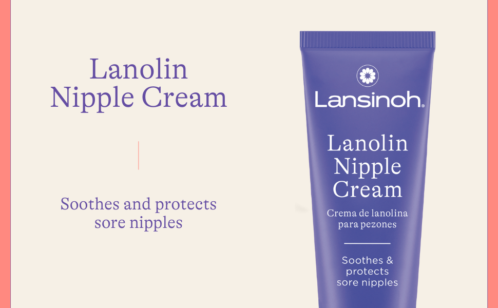lansinoh lanolin nipple cream, breastfeeding nipple balm, breastfeeding essentials