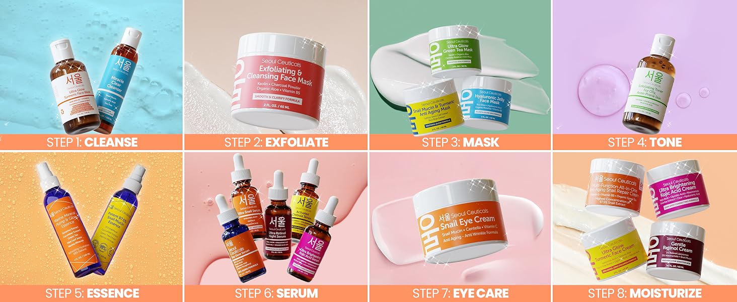 K Beauty Skincare Steps