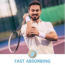 Fast absorbing pain cream