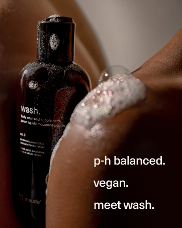 maude wash ph balanced vegan body wash