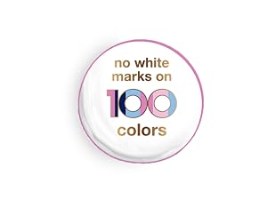 Round logo with text: