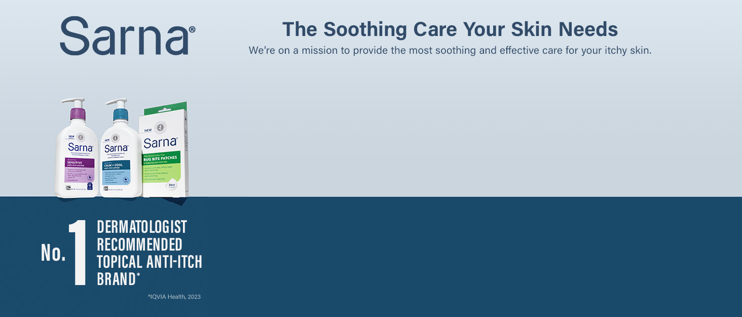 Sarna. The Soothing Care Your Skin Needs.