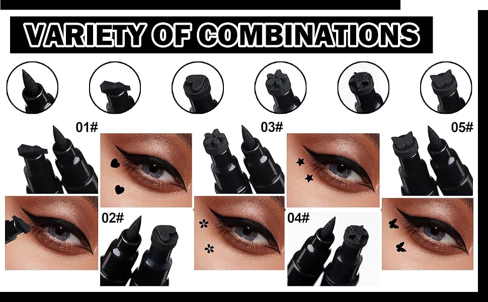 black eyeliner
