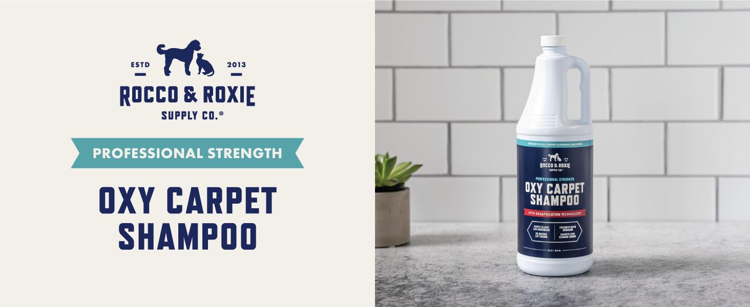 Rocco & Roxie Professional Strength Oxy Carpet Shampoo