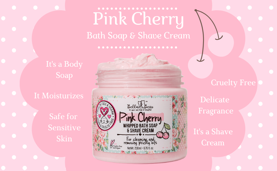 Whipped Bath Soap, Shave Cream