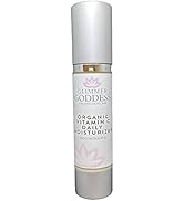 GLIMMER GODDESS Organic Hydrating Face Cream with Vitamin C & Sea Buckthorn – Lightweight Moistur...
