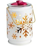 Candle Warmers ETC Vintage Bulb Snowflake Illumination Warmer