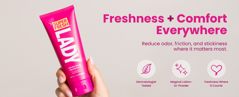 Lady Powder Pink Freshness and Comfort