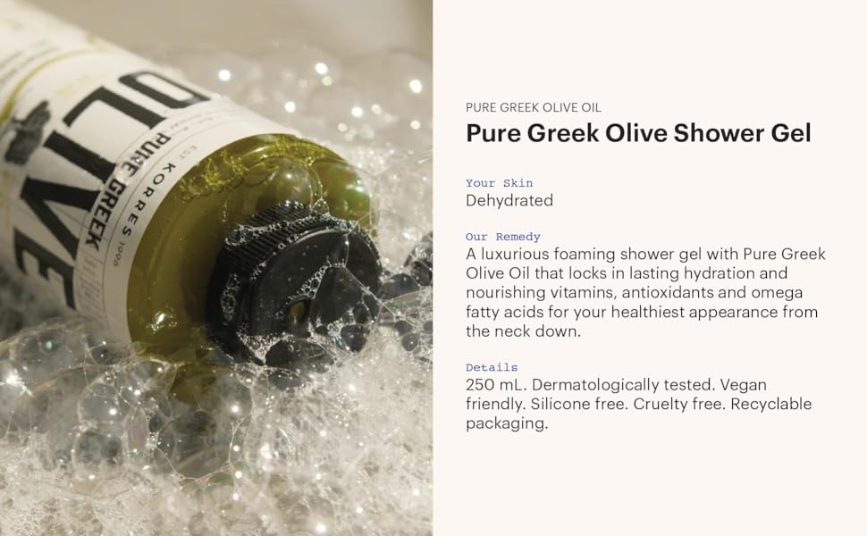 korres pure greek olive shower gel