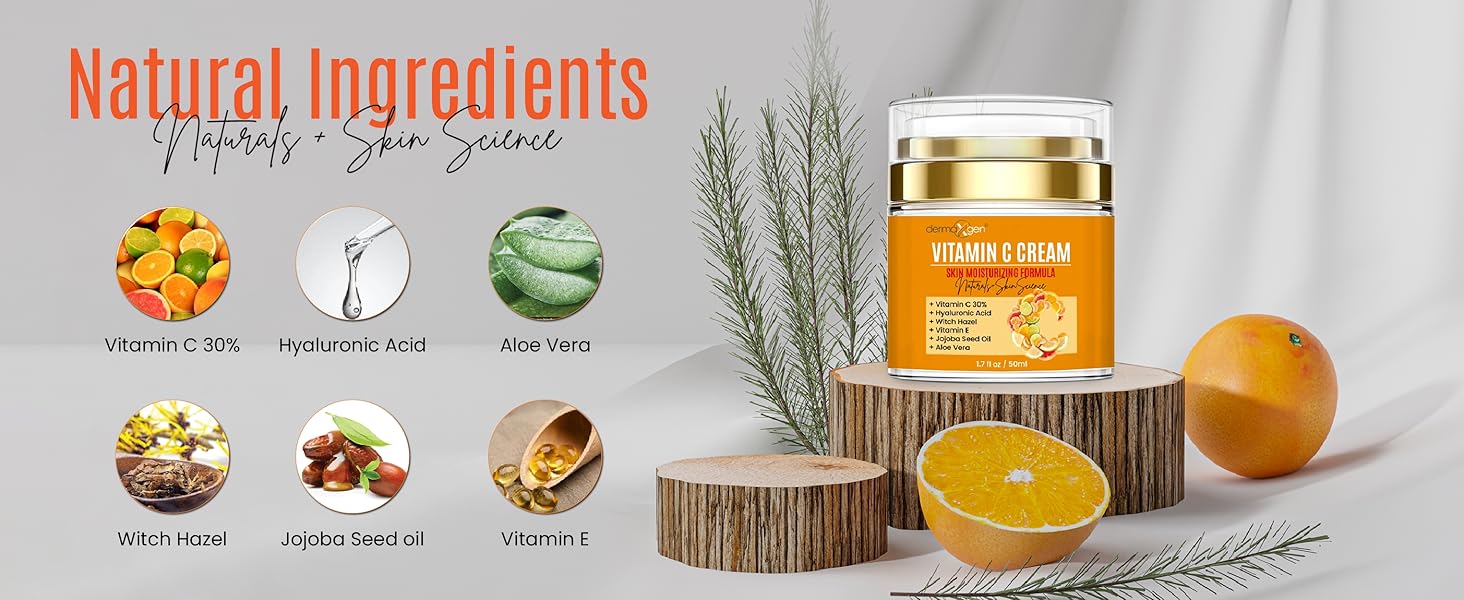 Moisturizing facial cream, hydrating, facial moisturizer anti-aging brightening Hyaluronic acid