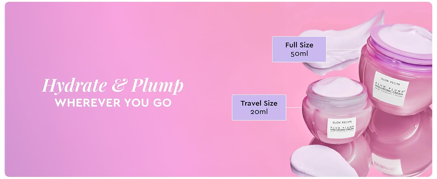 Hydrate and Plump Wherever You Go with Hyaluronic Acid Plum Plump Cream