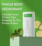 Whole body deodorant stick